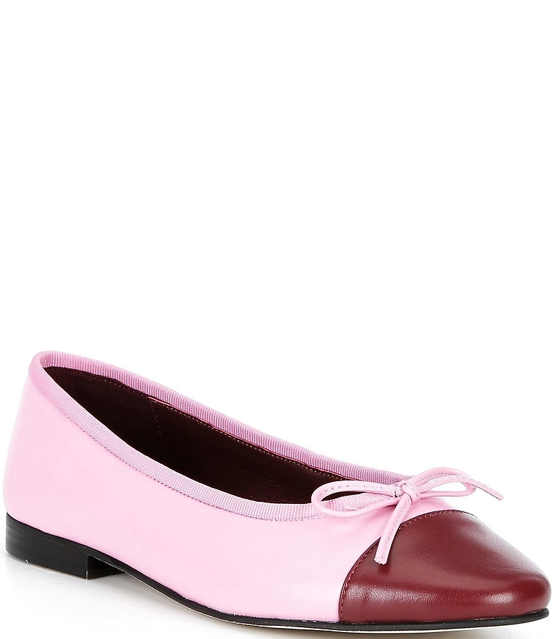 Jeffrey Campbell Arabesque Patent Leather Cap Toe Ballet Flats