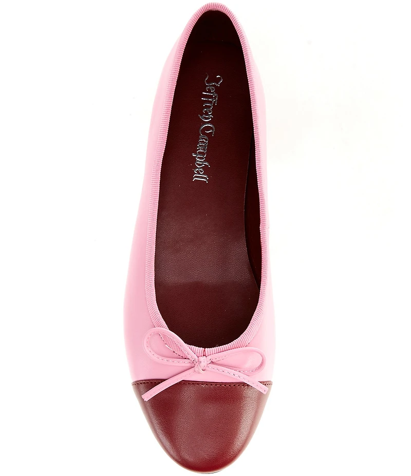 Jeffrey Campbell Arabesque Patent Leather Cap Toe Ballet Flats