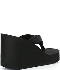 Jeffrey Campbell Astria Fabric Ultra High Platform Thong Sandals