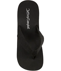 Jeffrey Campbell Astria Fabric Ultra High Platform Thong Sandals