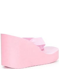 Jeffrey Campbell Astria Fabric Ultra High Platform Thong Sandals