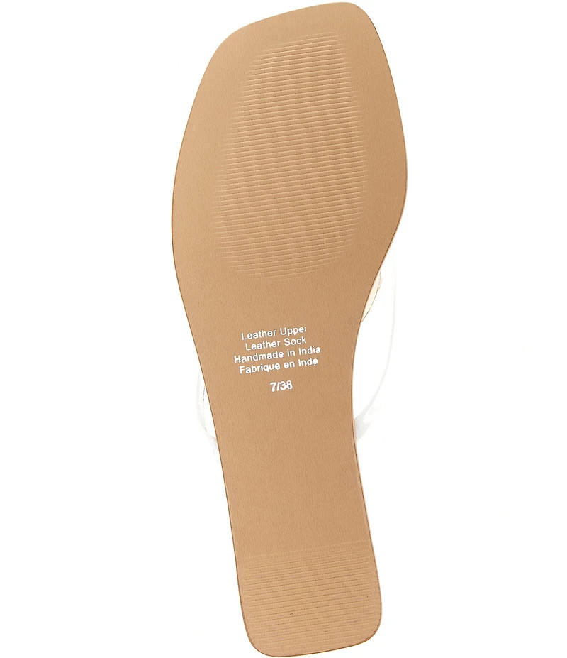 Jeffrey Campbell At-Peace Patent Leather Bow Flip Flop Sandals