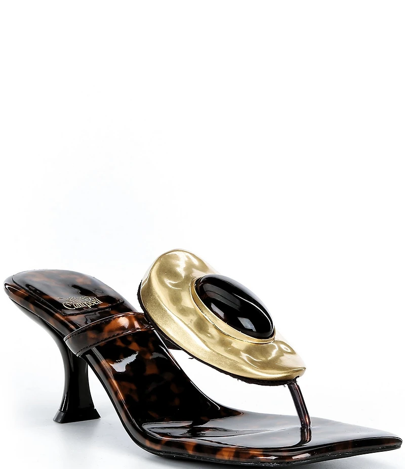 Jeffrey Campbell Bazaar Embellished Tortoise Sandals