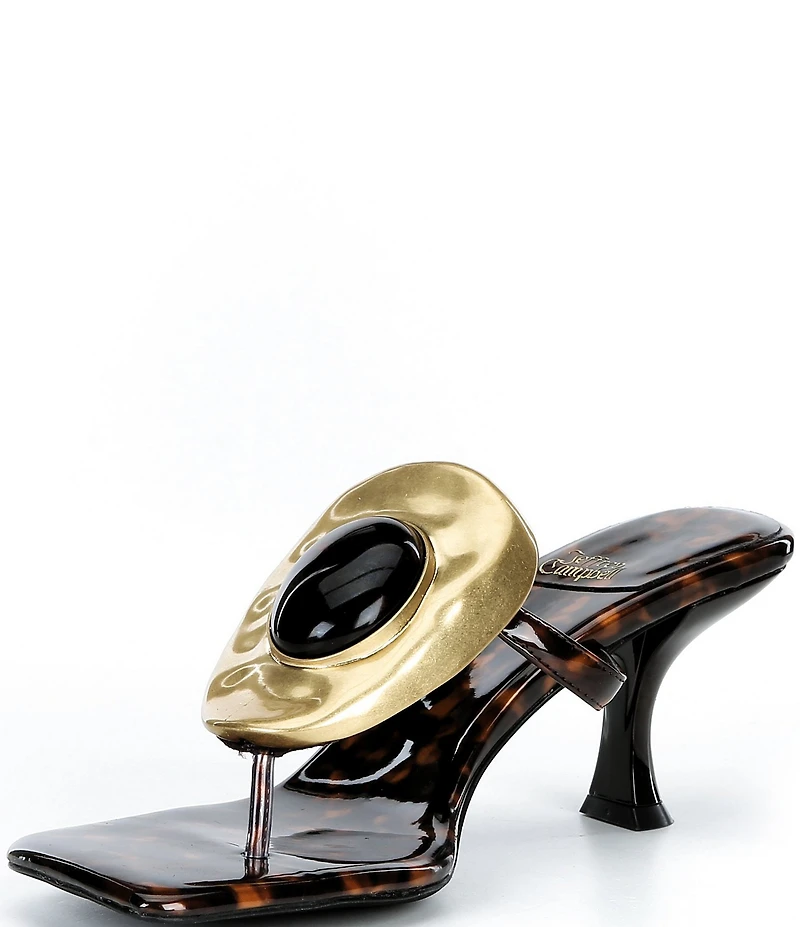 Jeffrey Campbell Bazaar Embellished Tortoise Sandals