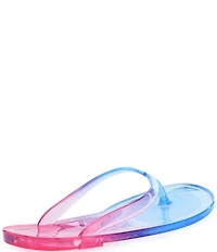 Jeffrey Campbell Beach Day Ombre Thong Jelly Flip Flops