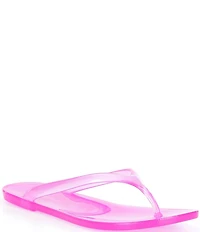 Jeffrey Campbell Beach Day Thong Jelly Flip Flops