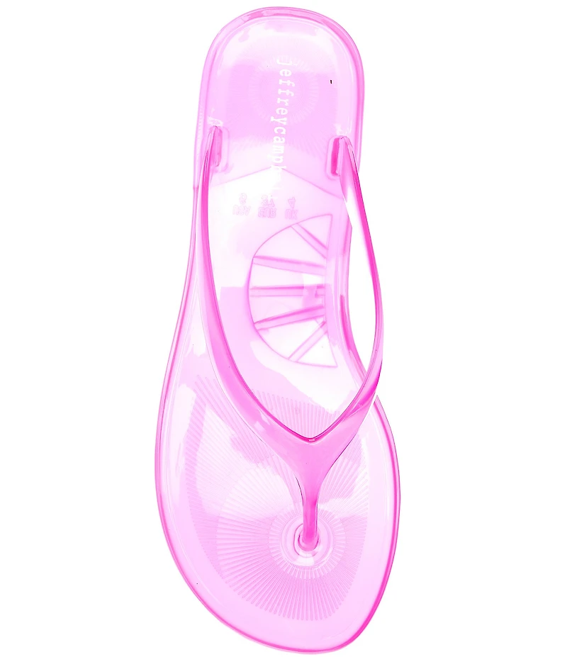 Jeffrey Campbell Beach Day Thong Jelly Flip Flops