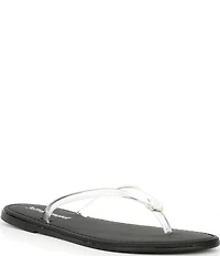 Jeffrey Campbell Beached Clear Flip Flops