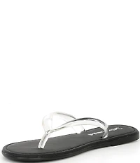 Jeffrey Campbell Beached Clear Flip Flops