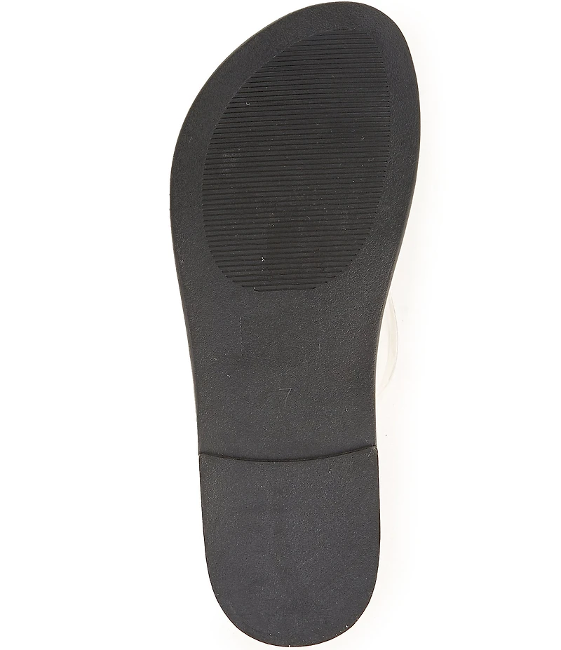 Jeffrey Campbell Beached Clear Flip Flops