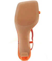 Jeffrey Campbell Bon-Bon Suede Ankle Tie Toe Loop Dress Sandals