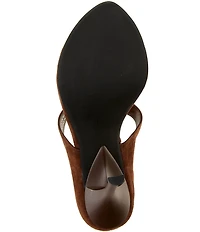 Jeffrey Campbell Bronzite Suede Gemstone Ornament Ankle Strap Thong Dress Sandals