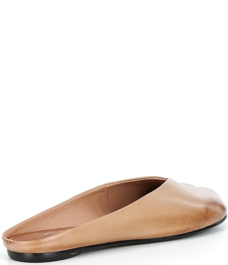Jeffrey Campbell Cabalina Ruboff Leather Split Toe Mules