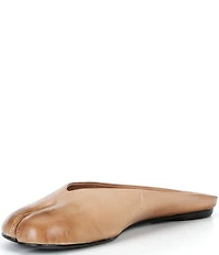 Jeffrey Campbell Cabalina Ruboff Leather Split Toe Mules