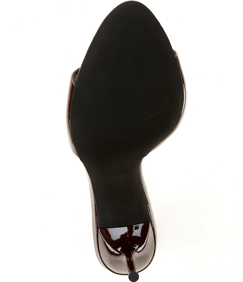 Jeffrey Campbell CE-Soire Patent Leather Dress Slide Sandals