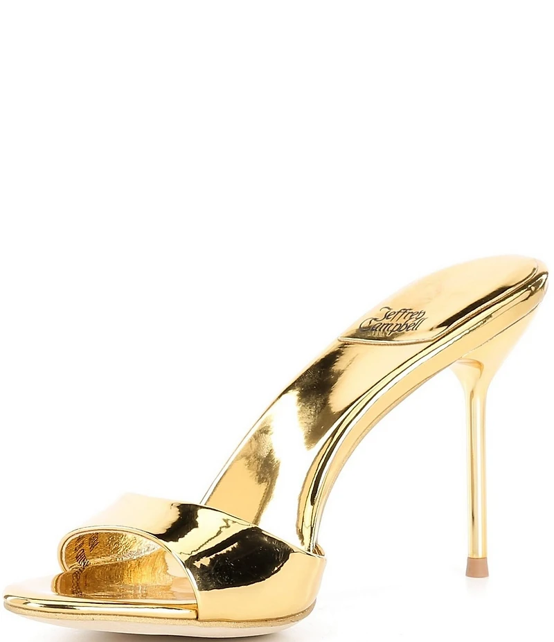 Jeffrey Campbell CE-Soire Patent Leather Dress Slide Sandals