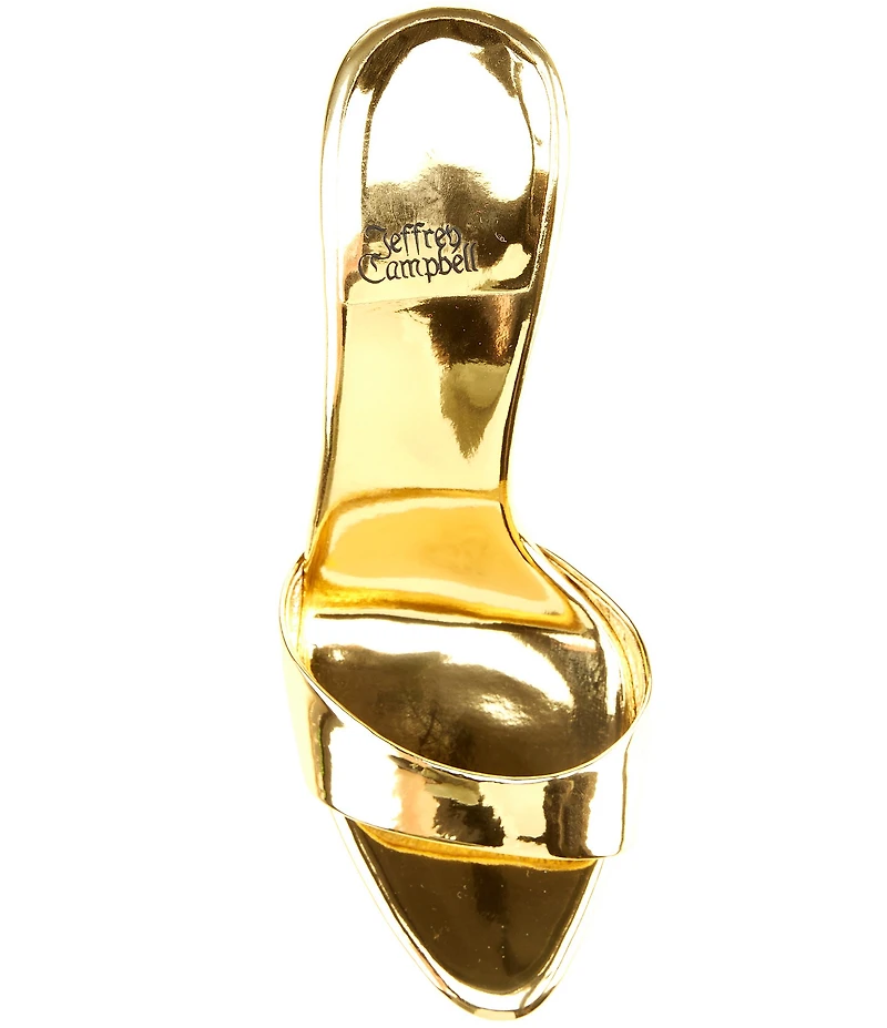 Jeffrey Campbell CE-Soire Patent Leather Dress Slide Sandals