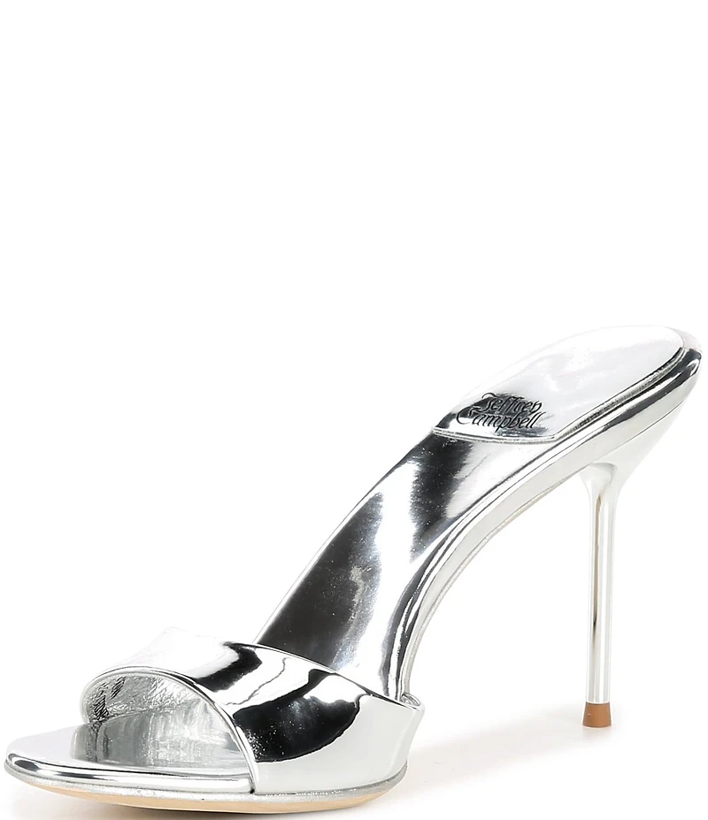 Jeffrey Campbell CE-Soire Patent Leather Dress Slide Sandals