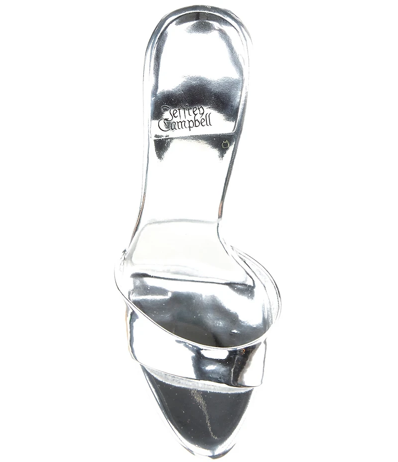 Jeffrey Campbell CE-Soire Patent Leather Dress Slide Sandals
