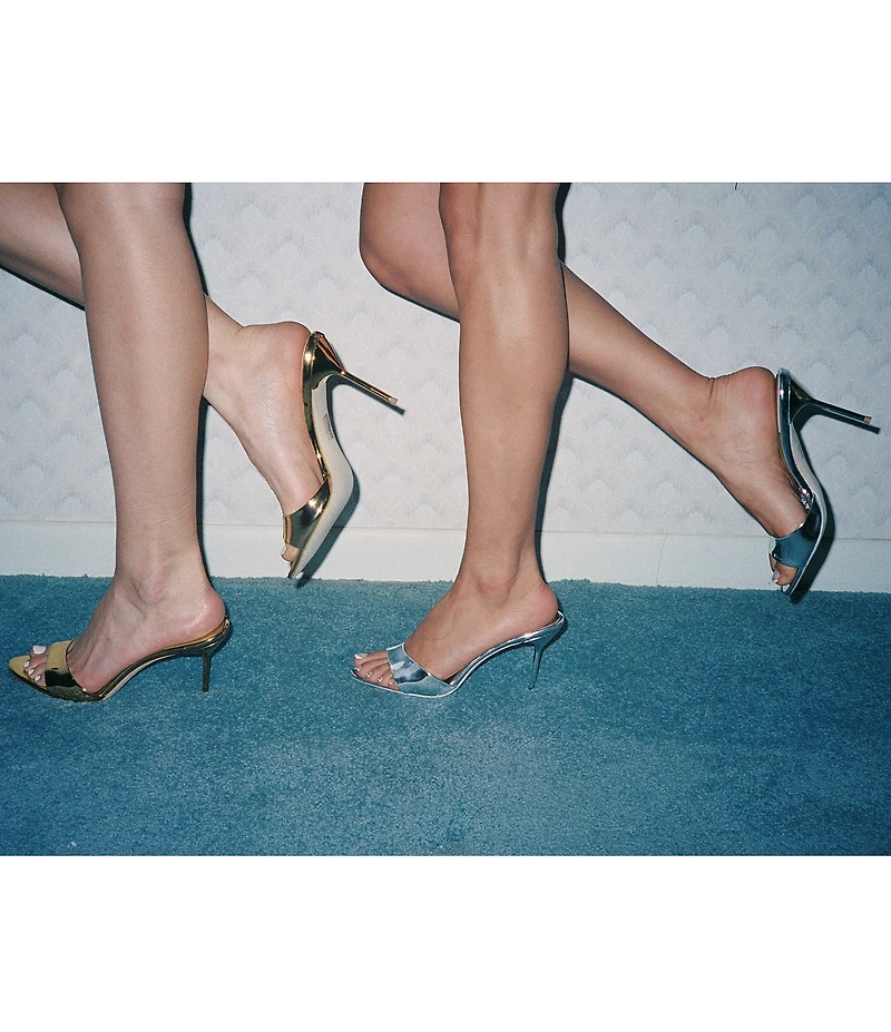 Jeffrey Campbell CE-Soire Patent Leather Dress Slide Sandals