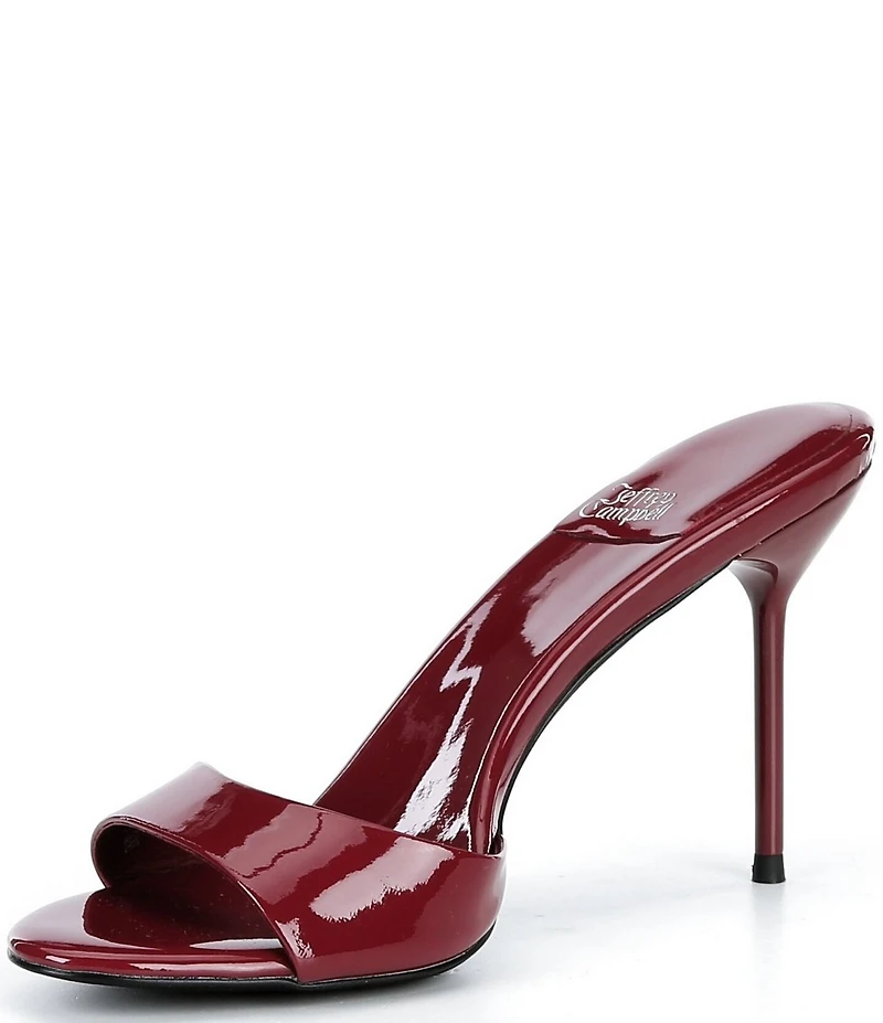 Jeffrey Campbell CE-Soire Patent Leather Dress Slide Sandals