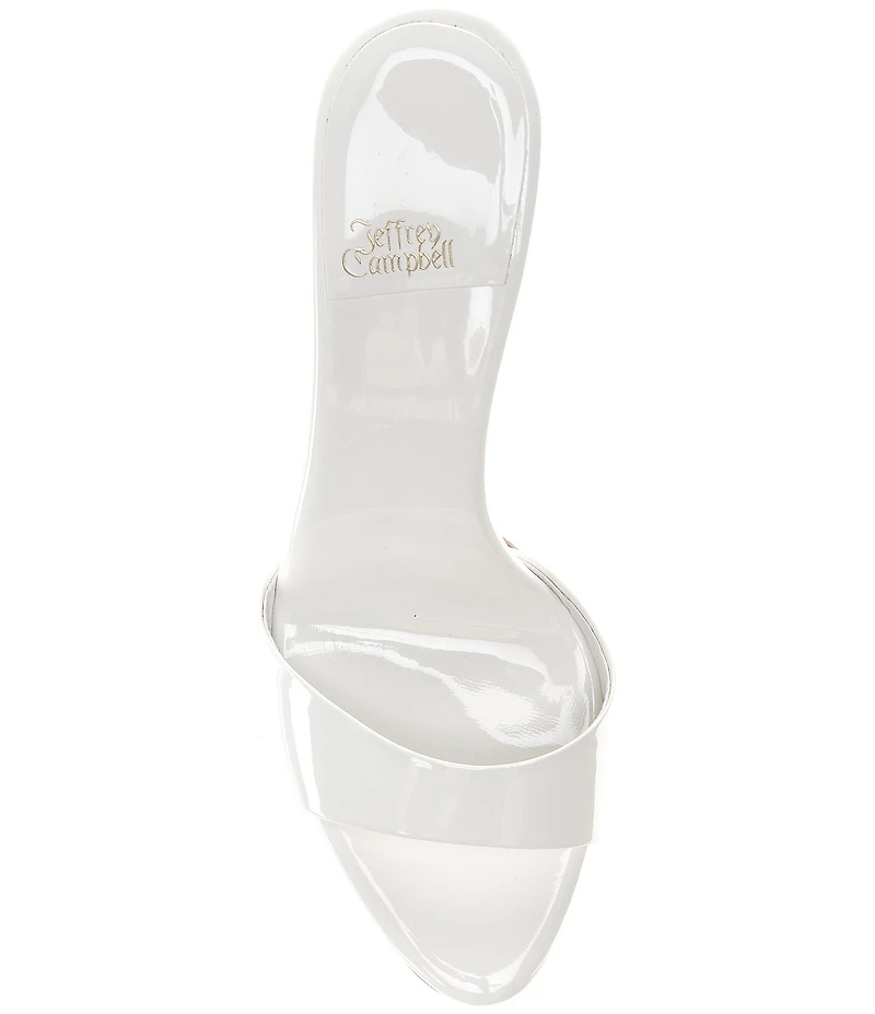 Jeffrey Campbell CE-Soire Patent Leather Dress Slide Sandals