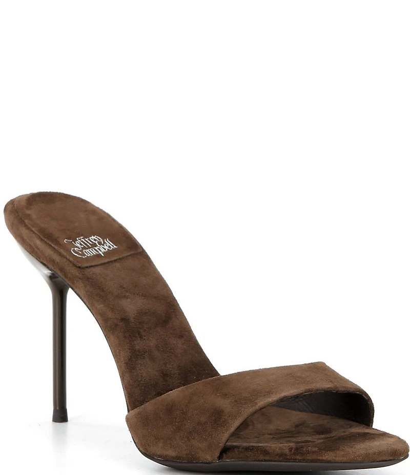 Jeffrey Campbell CE-Soire Suede Dress Slide Sandals