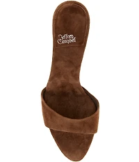 Jeffrey Campbell CE-Soire Suede Dress Slide Sandals