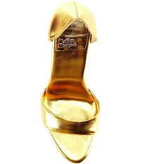 Jeffrey Campbell Cheat-Code Metallic Leather Dress Sandals