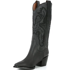 Jeffrey Campbell Dagget Leather Western Inspired Boots