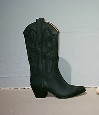 Jeffrey Campbell Dagget Leather Western Inspired Boots