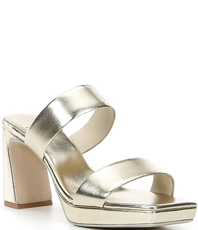 Jeffrey Campbell Danity Metallic Platform Dess Slide Sandals