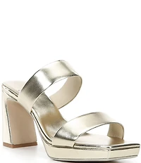 Jeffrey Campbell Danity Metallic Platform Dess Slide Sandals