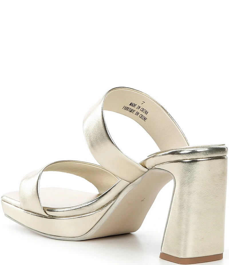 Jeffrey Campbell Danity Metallic Platform Dess Slide Sandals
