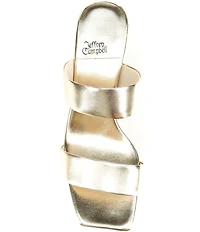Jeffrey Campbell Danity Metallic Platform Dess Slide Sandals
