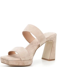 Jeffrey Campbell Danity Suede Platform Slide Sandals