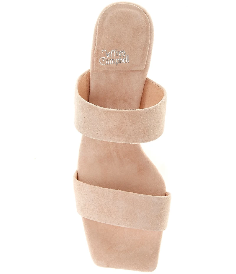 Jeffrey Campbell Danity Suede Platform Slide Sandals