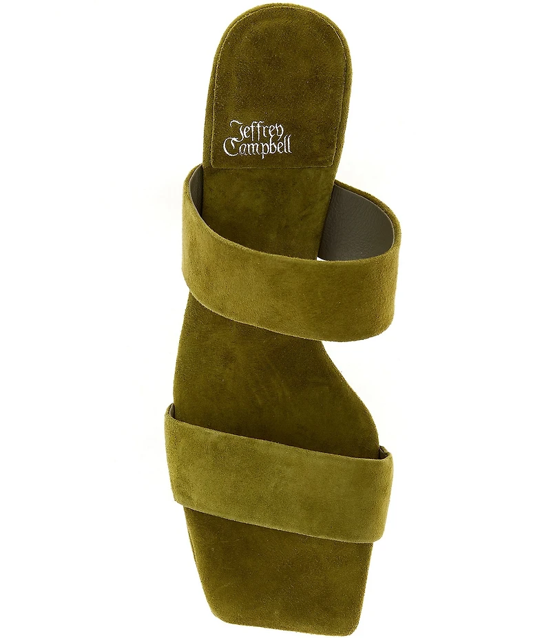 Jeffrey Campbell Danity Suede Platform Slide Sandals