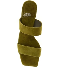 Jeffrey Campbell Danity Suede Platform Slide Sandals