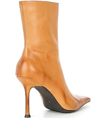 Jeffrey Campbell Daring-L Leather Stiletto Pointed Toe Booties