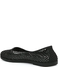 Jeffrey Campbell Day-Off Perforated Matte Jelly Ballet Flats