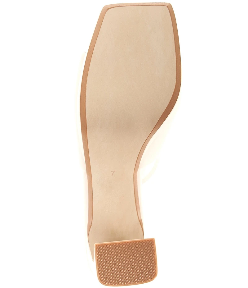 Jeffrey Campbell Dress Code Leather High Heel Banded Slide Sandals