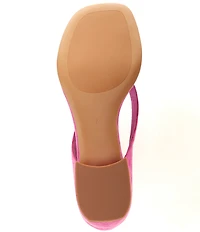 Jeffrey Campbell Emelie Suede Closed Back Block Heel Thong Sandals