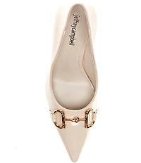 Jeffrey Campbell Estella Patent Leather Bit Buckle Pumps