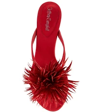 Jeffrey Campbell Firework Satin Thong Kitten Heels