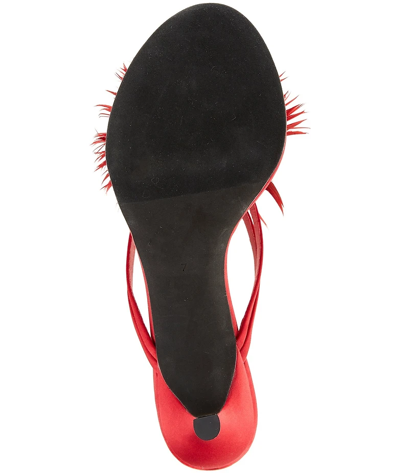 Jeffrey Campbell Firework Satin Thong Kitten Heels