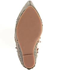 Jeffrey Campbell Giddy-Stud Leather Western-Inspired Platform Wedge Tall Boots