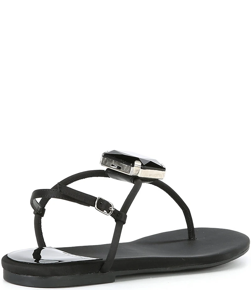 Jeffrey Campbell Glint Jewel Ornament T-Strap Sandals