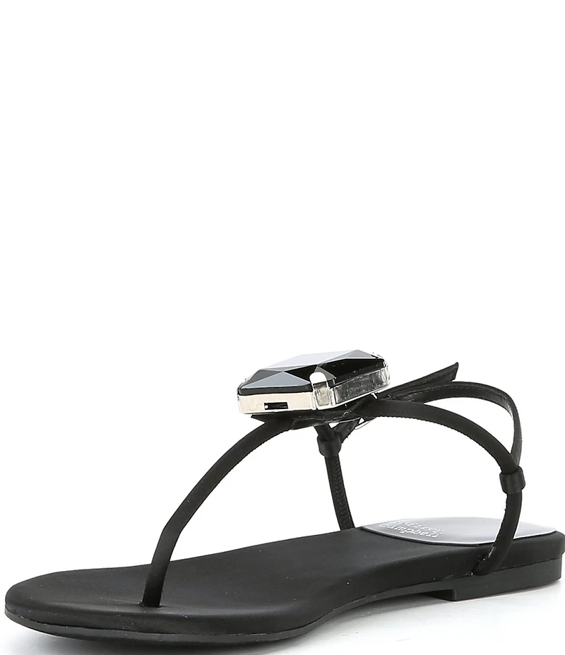 Jeffrey Campbell Glint Jewel Ornament T-Strap Sandals
