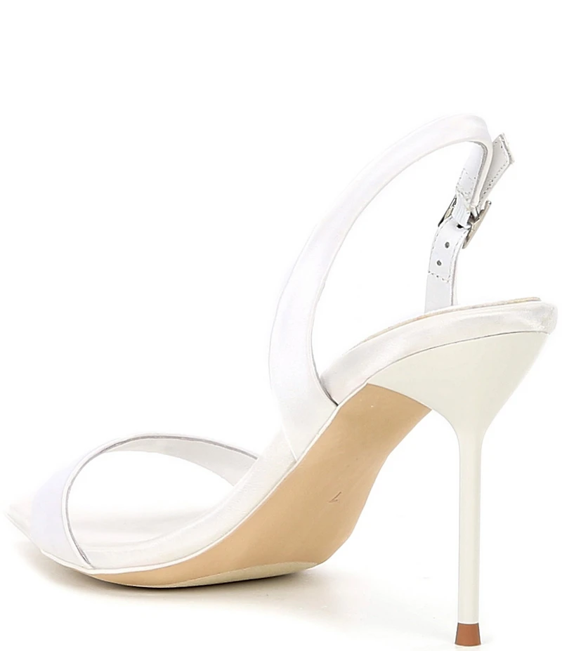 Jeffrey Campbell Go Getter Satin Slingback Dress Sandals